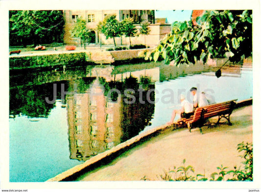 Klaipeda - By the Dane river - 1968 - Lithuania USSR - unused - JH Postcards