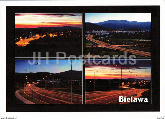 Bielawa - town view - multiview -  Poland - unused - JH Postcards