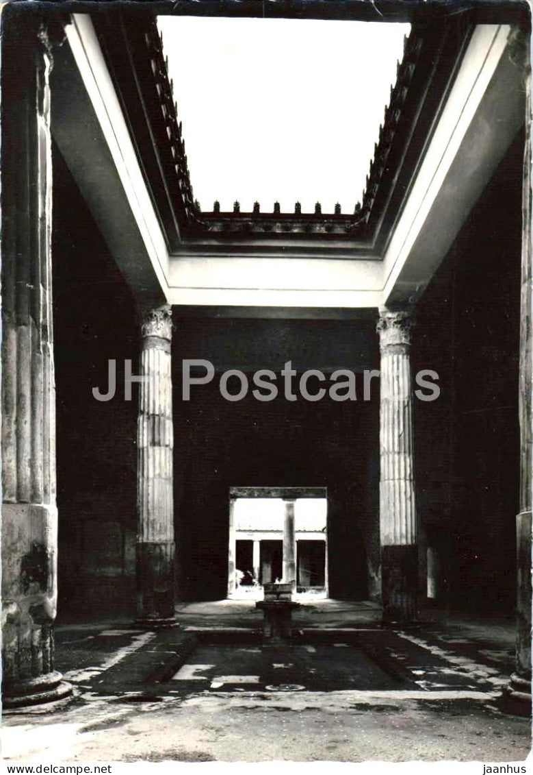 Pompei - Pompeii Casa delle Nozze d’Argento L’Atrio House of the Silver Wedding - 26337 - old postcard - Italy - unused - JH Postcards