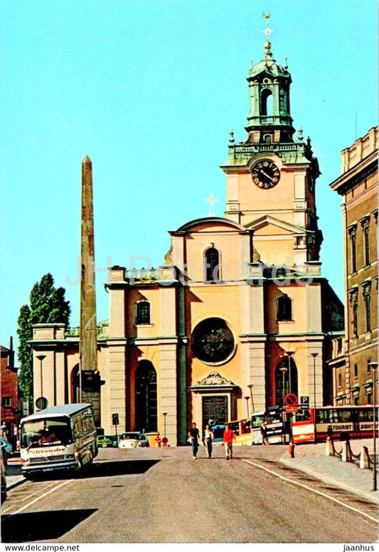 Stockholm - Storkyrkan - The Cathedral - bus - 10000 - Sweden - unused - JH Postcards