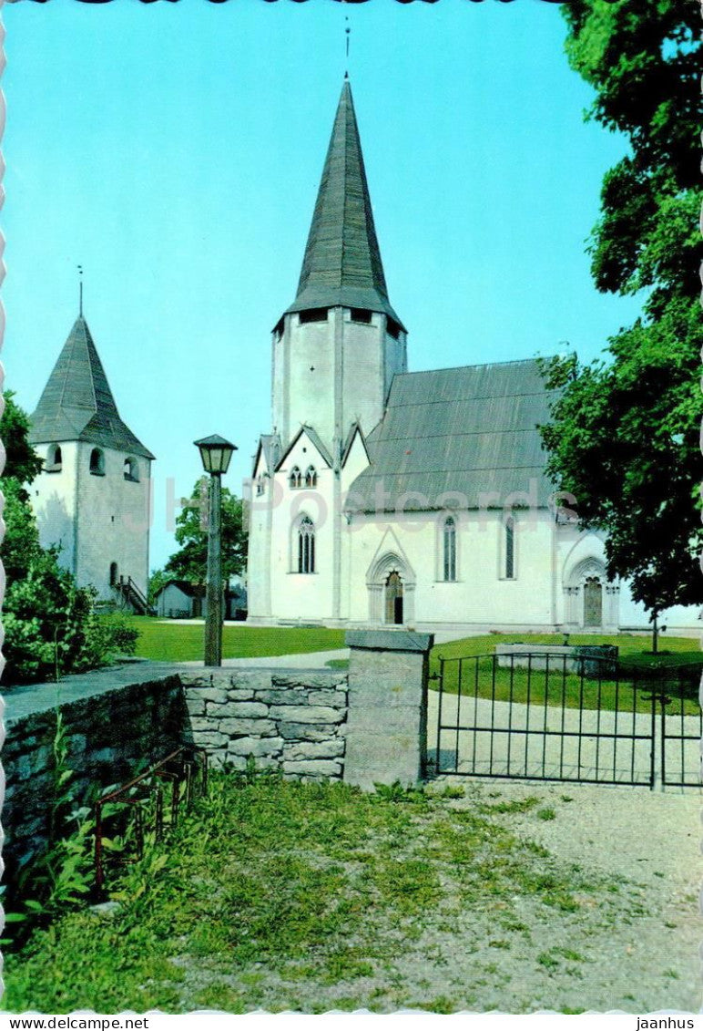 Larbro Kyrka och Kastal - church - Gotland - 24237 - Sweden - unused - JH Postcards