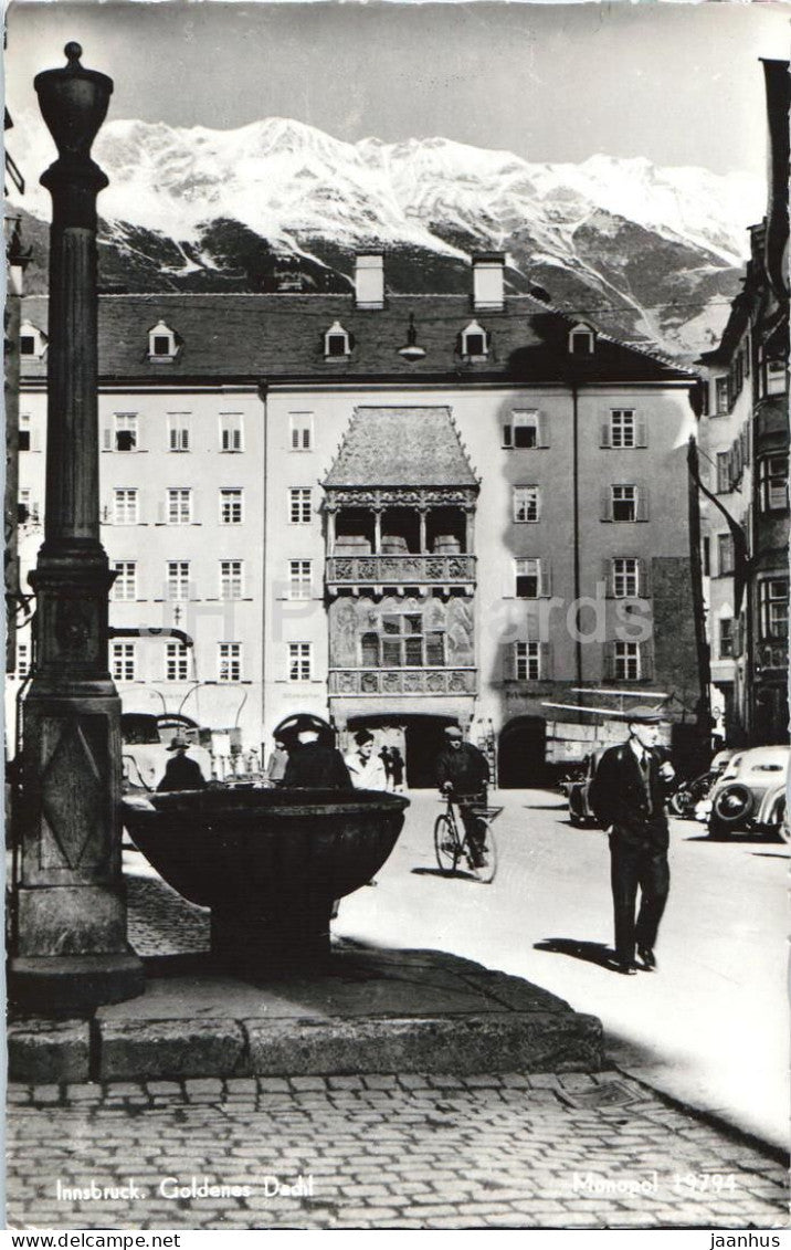 Innsbruck - Goldenes Dachl - old town - old postcard - 19794 - Austria - unused - JH Postcards