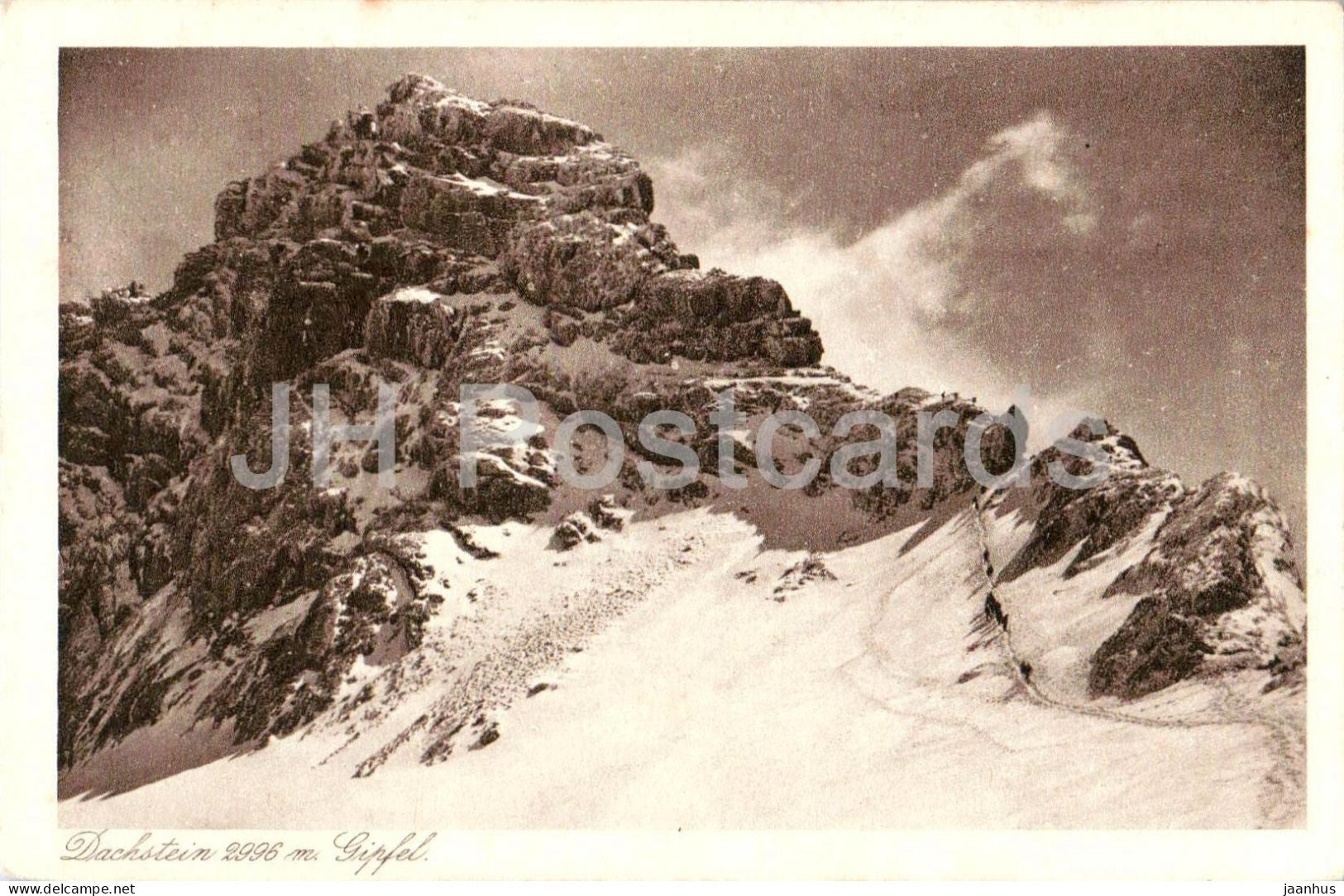 Dachstein 2996 m - Gipfel - 13650 - old postcard - 1921 - Austria - used - JH Postcards