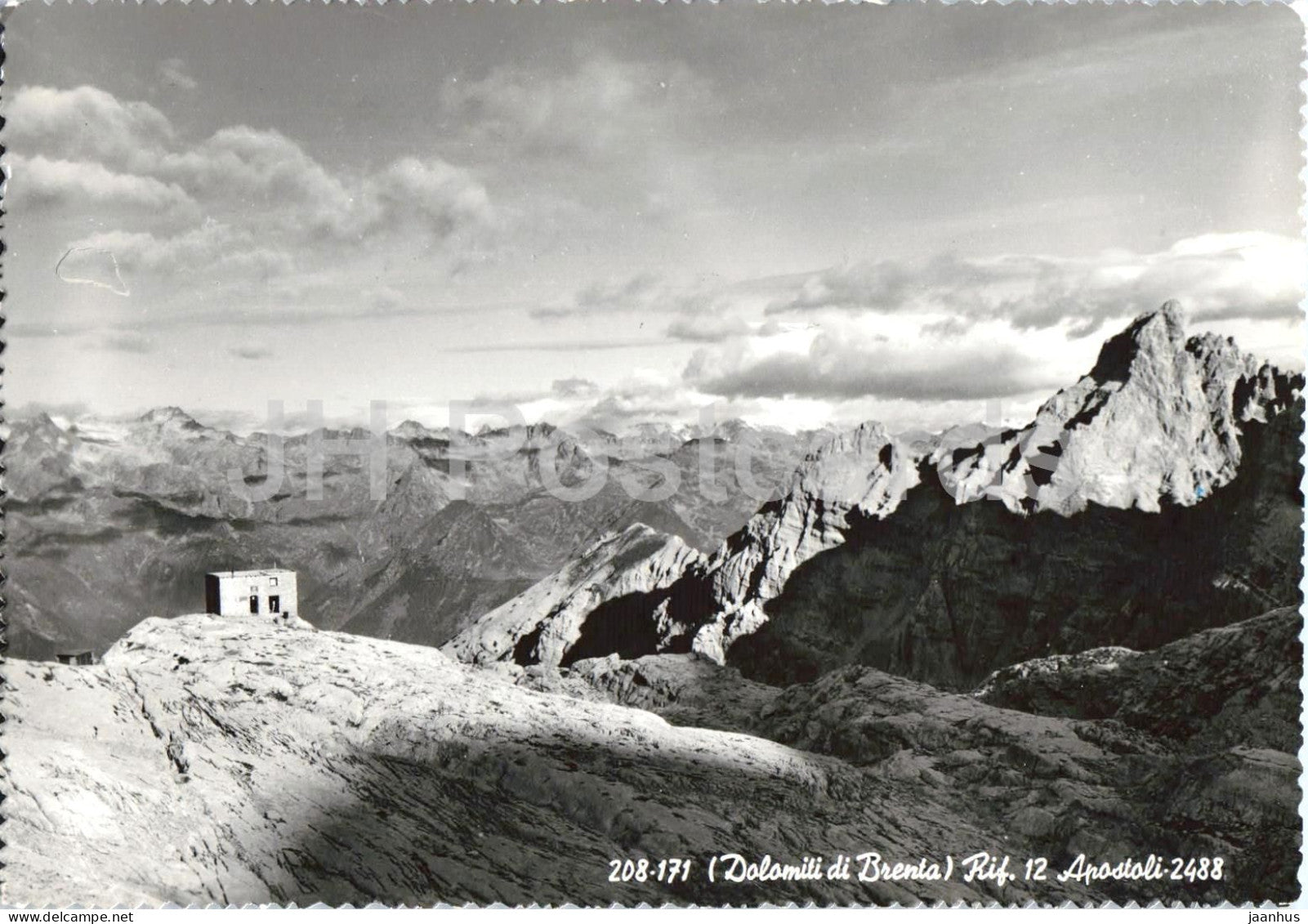 Dolomiti di Brenta - Rif. 12 Apostoli - mountains - Alps - Dolomites - 208-71 - old postcard - 1959 - Italy - used - JH Postcards