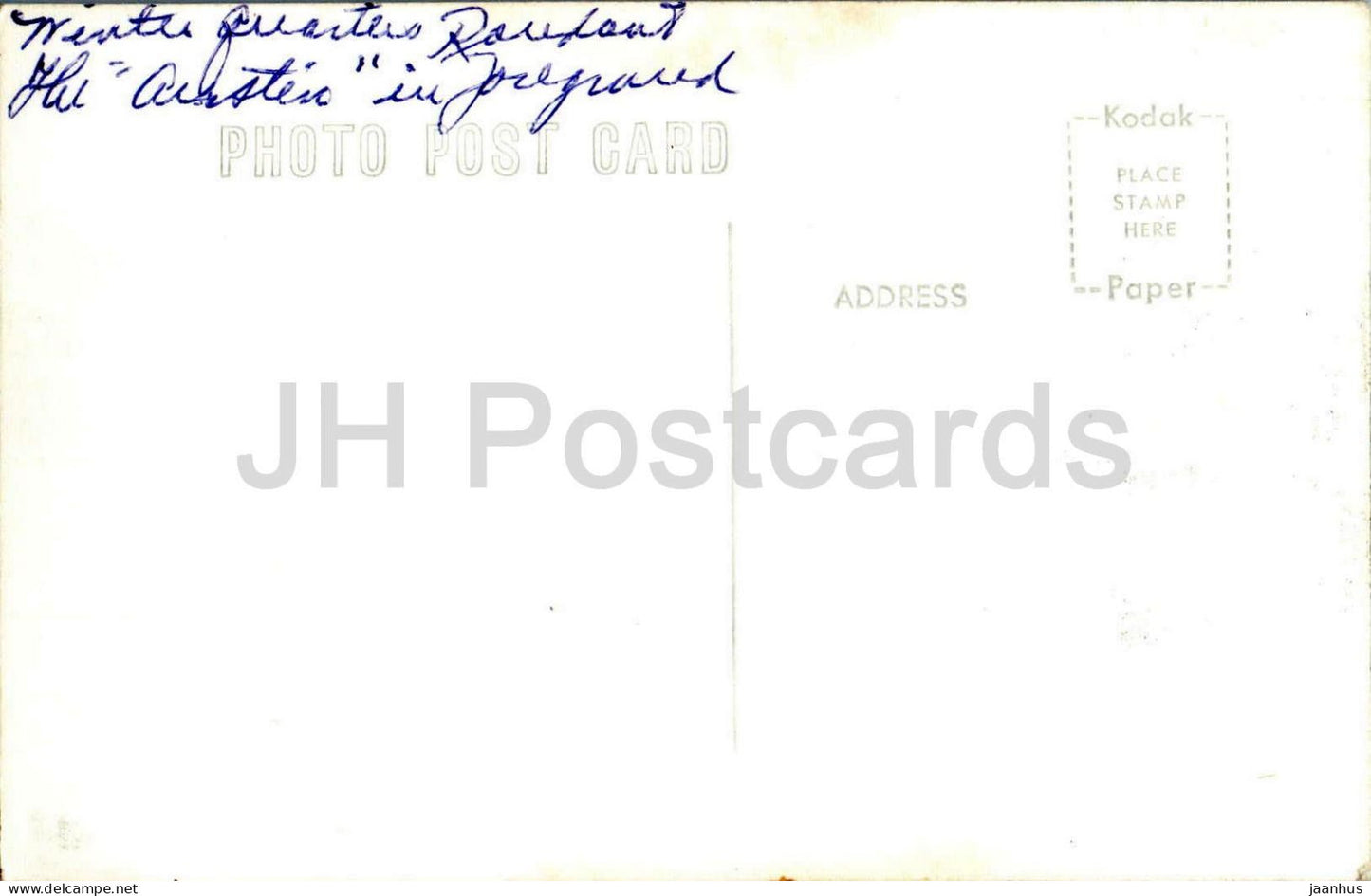 Island Dock - coal mine - Rondout - Kingston - New York - REPRODUCTION - old postcard - USA - used