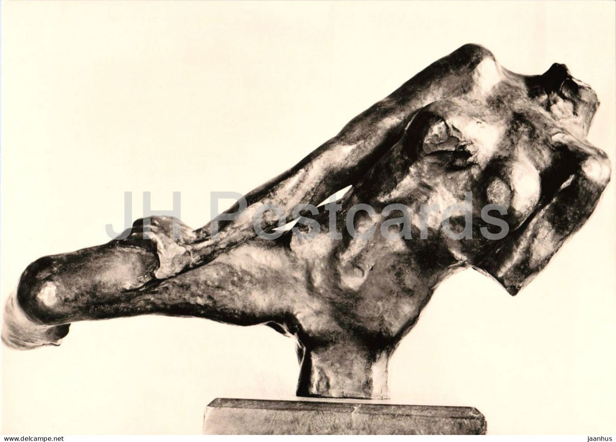 sculpture by Auguste Rodin - Floating Figure - Schwebende Gestalt -  French art - 3589 - Germany - unused - JH Postcards