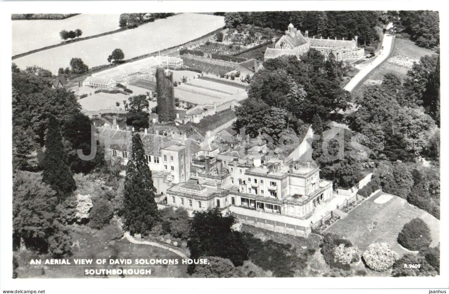 An Aerial View of David Salomons House - Southborough - 9609 - 1968 - England - United Kingdom - used - JH Postcards