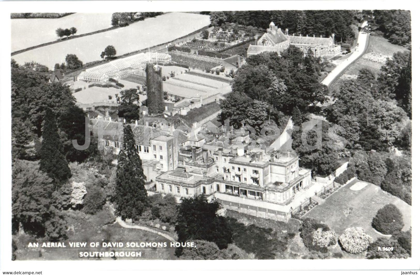 An Aerial View of David Salomons House - Southborough - 9609 - 1968 - England - United Kingdom - used - JH Postcards