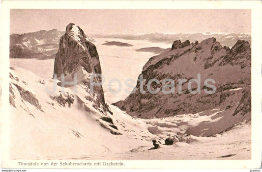 Thorsaule von der Schoberscharte mit Dachstein - No. 2926 - old postcard - Austria - unused - JH Postcards