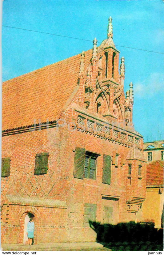 Pyarkunas house - 1 - Kaunas - 1972 - Lithuania USSR - unused - JH Postcards