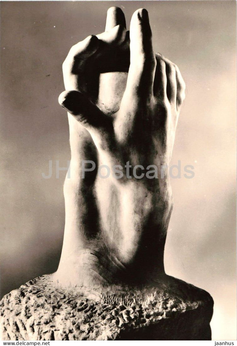 sculpture by Auguste Rodin - The Secret - Das Geheimnis - French art - 3595 - Germany - unused - JH Postcards