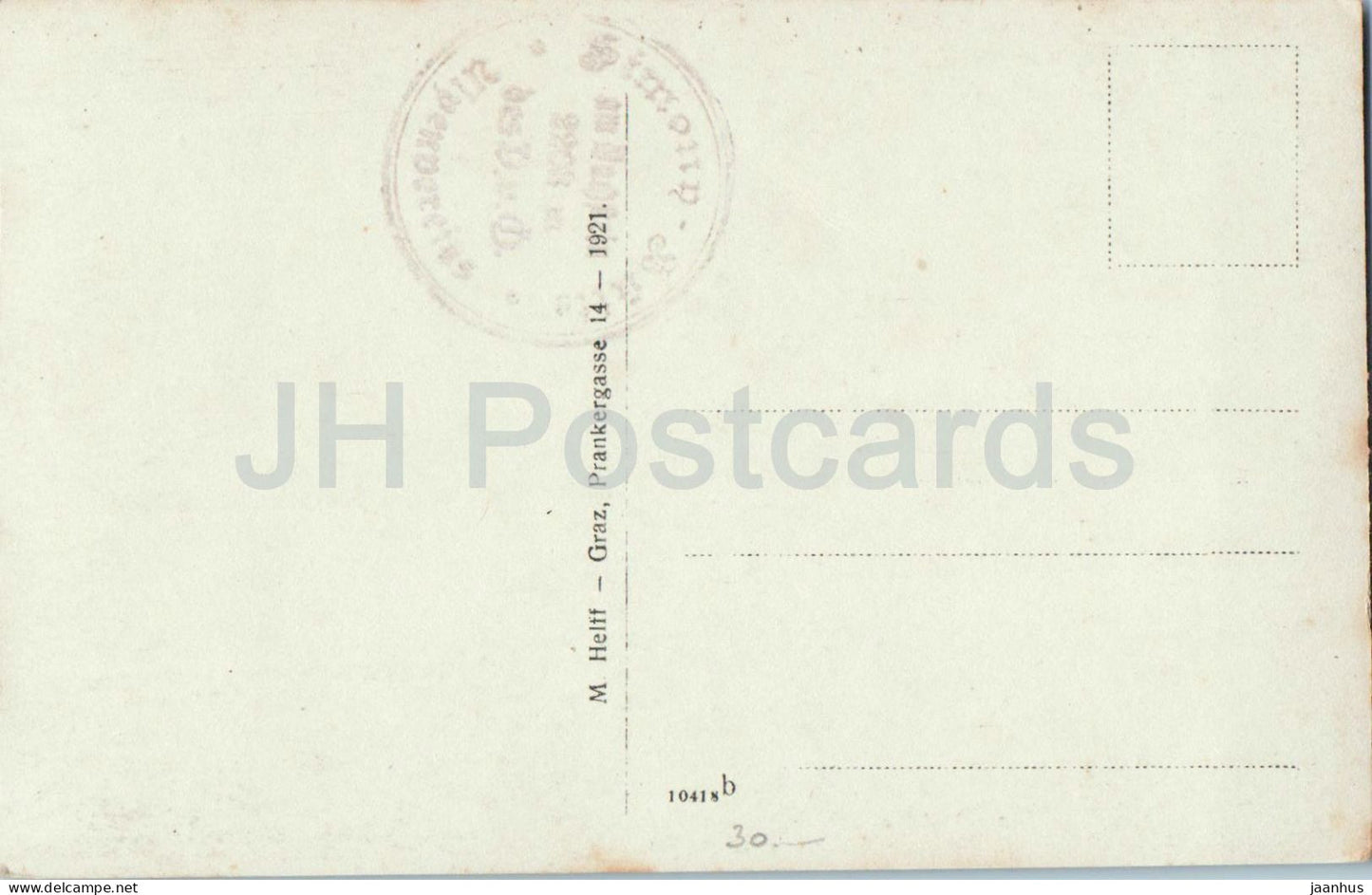 Hallstattergletscher u. Dachstein v. d. Simonyhutte - No. 4086 - old postcard - 1921 - Austria - unused