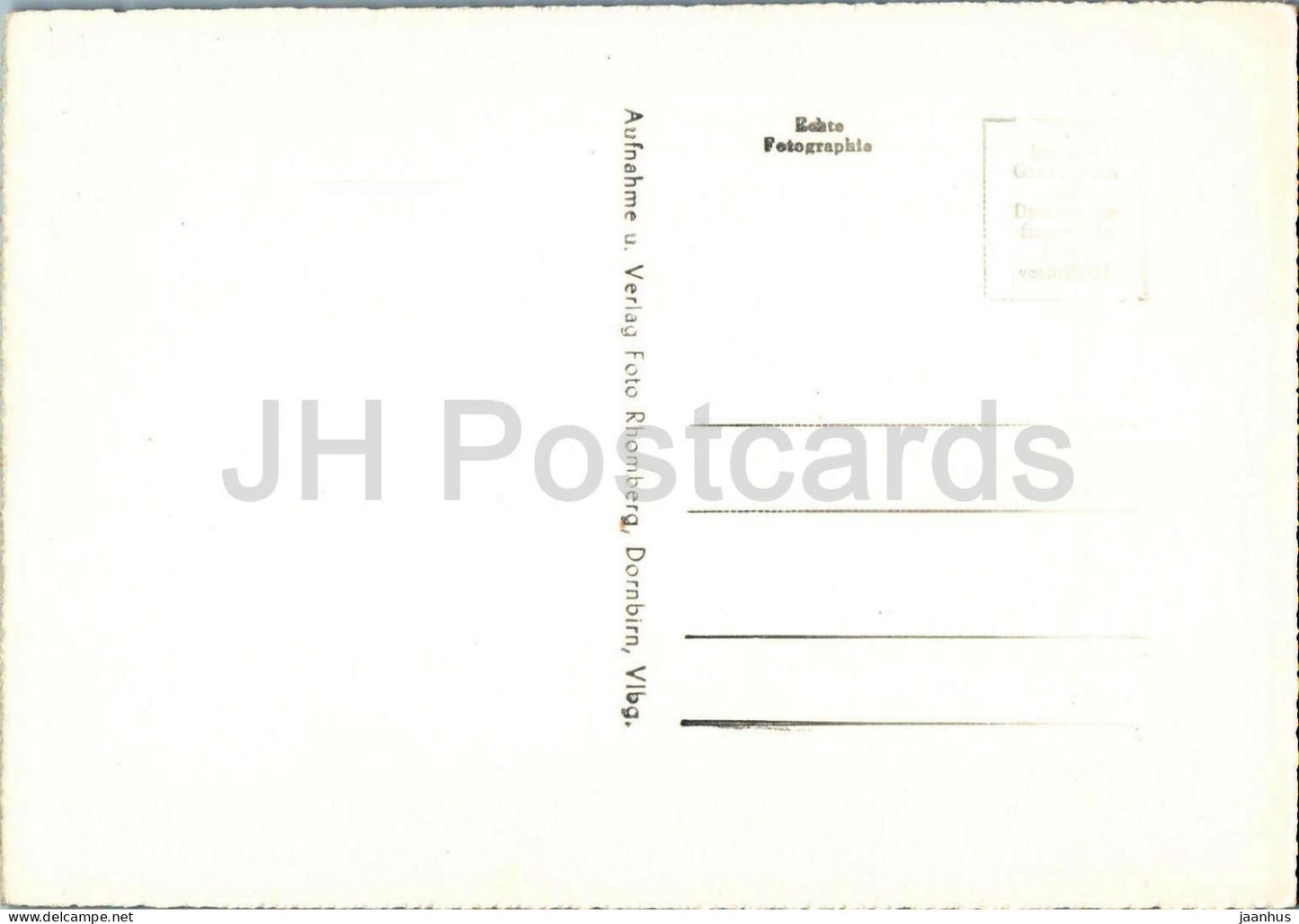 Sibratsgfäll mit Gottesackerwande und Hoher Ifen 2237 m - Panorama - 8901 - alte Postkarte - Österreich - unbenutzt