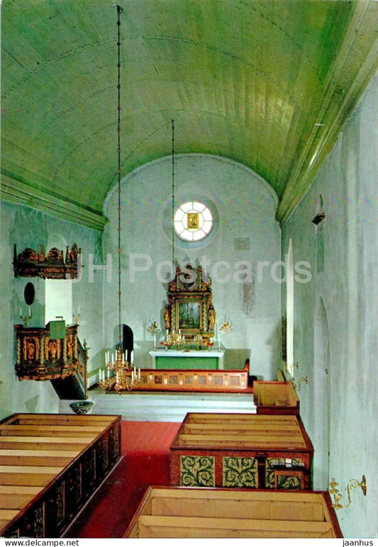 Gotland - Eksta kyrka - church - 24266 - Sweden - unused - JH Postcards