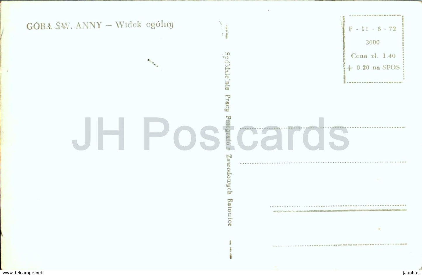 Gora Sw. Anny - Widok ogolny - General view - alte Postkarte - 1966 - Polen - unbenutzt