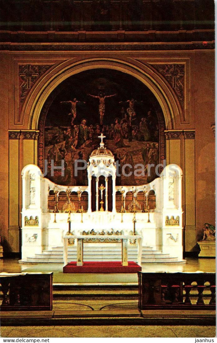 Sanctuary St. Joseph’s Roman Catholic Church New Orleans La. - altar - interior - religious - USA - unused - JH Postcards