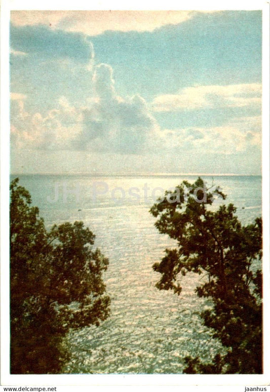 Caucasus - Sochi - Sea view - 1958 - Russia USSR - unused - JH Postcards