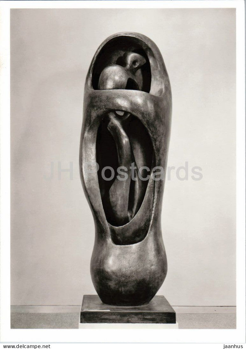 sculpture by Henry Moore - Internal and External Forms - Innere und aussere Form - British art - Germany - unused - JH Postcards