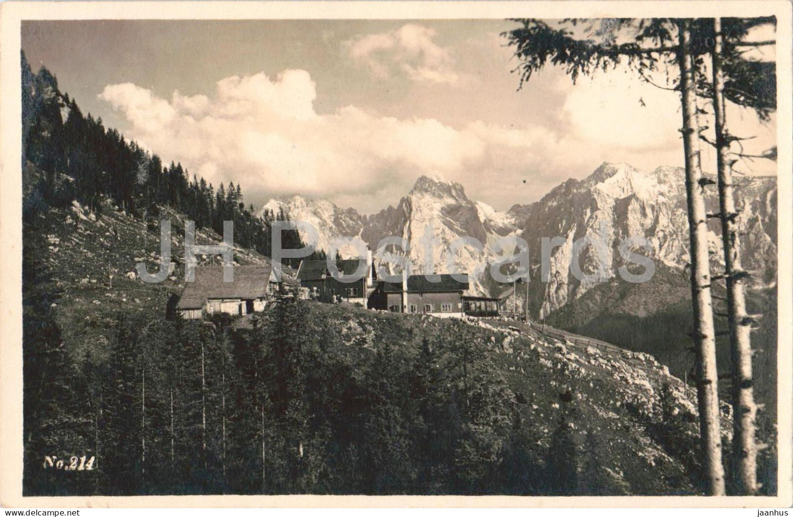 Vorderkaiserfelden - Hutte - Oberland - mountain hut - 214 - old postcard - 1926 - Austria - used - JH Postcards