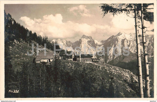 Vorderkaiserfelden - Hutte - Oberland - mountain hut - 214 - old postcard - 1926 - Austria - used - JH Postcards