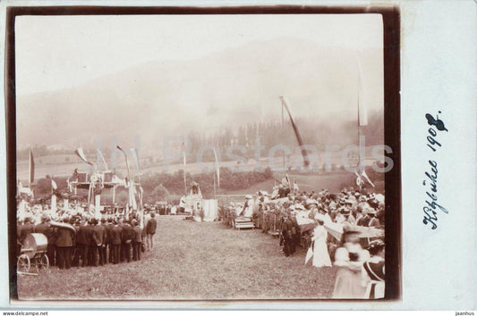 Kitzbuhel 1908 - Kaiserjubilaums-Fest ? - Fest mit Fahnenweihe - Festival - photo - old postcard - 1908 - unused - JH Postcards