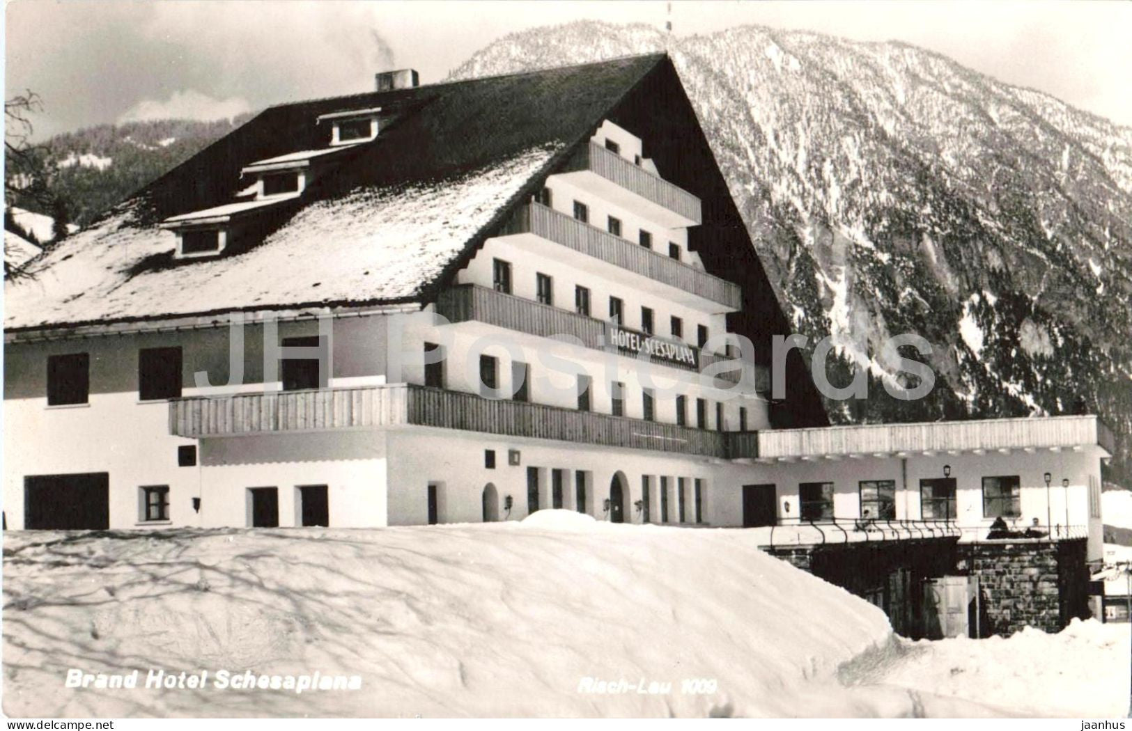 Brand Hotel Schesaplana - mountains - Alps - 1009 - Austria - used - JH Postcards