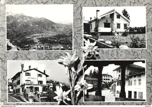 Mediis - Carnia mt. 486 - Ristorante - restaurant - village - mountains - Alps - multiview - 1960 - Italy - used - JH Postcards