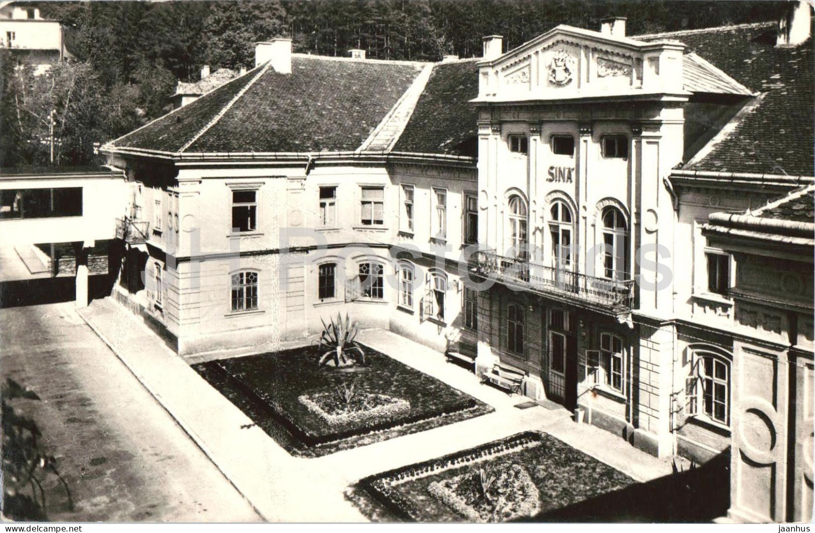 Trencianske Teplice - Liecebny dom - Sina Spa House - old postcard - Slovakia - Czechoslovakia - unused - JH Postcards