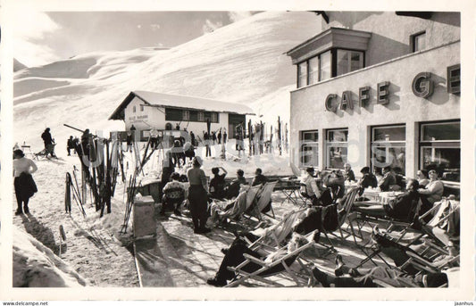 Sonnenterrasse vor dem Cafe Gerold u. Berghotel Hochsolden 2070 m - Otztal - Tirol - 72/15 - Austria - unused - JH Postcards