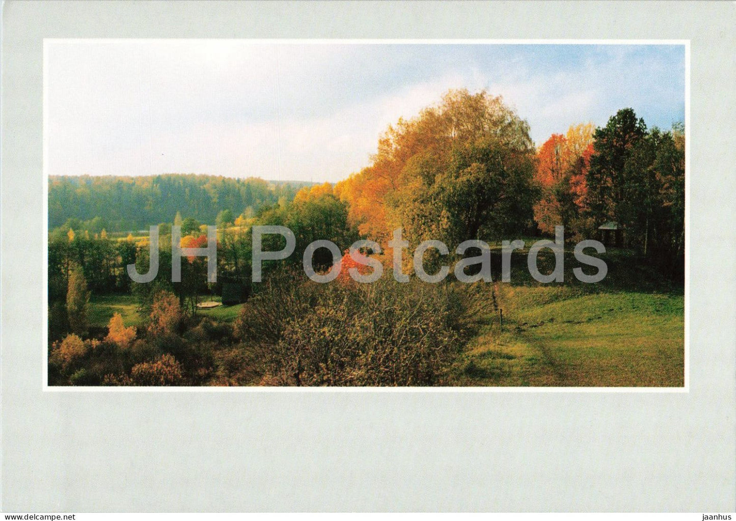 Oobikuorg - Nightingale Valley - South Estonian landscape - 1990s - Estonia - unused - JH Postcards