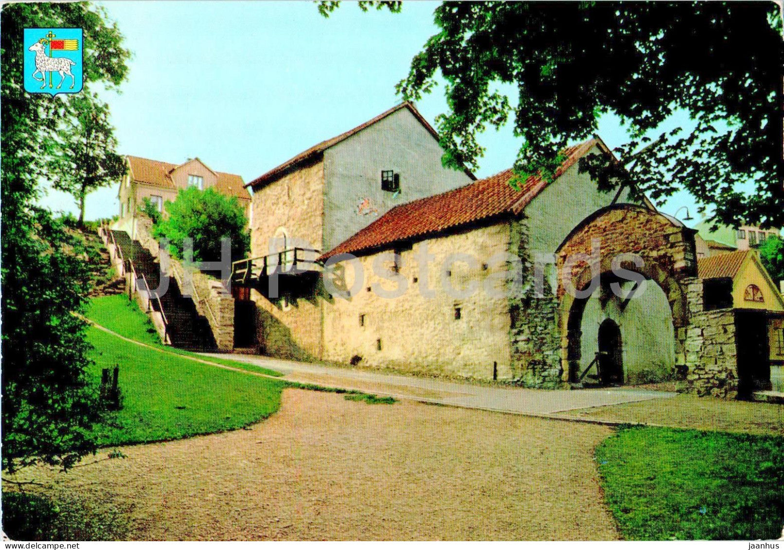 Visby - Johan Malares hus - house - Gotland - 24287 - 1973 - Sweden - used - JH Postcards