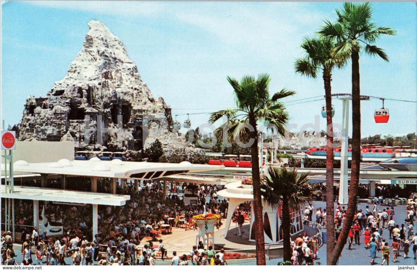 Disneyland - Tomorrowland Terrace - Matterhorn Skyway - USA - unused - JH Postcards