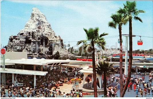Disneyland - Tomorrowland Terrace - Matterhorn Skyway - USA - unused - JH Postcards