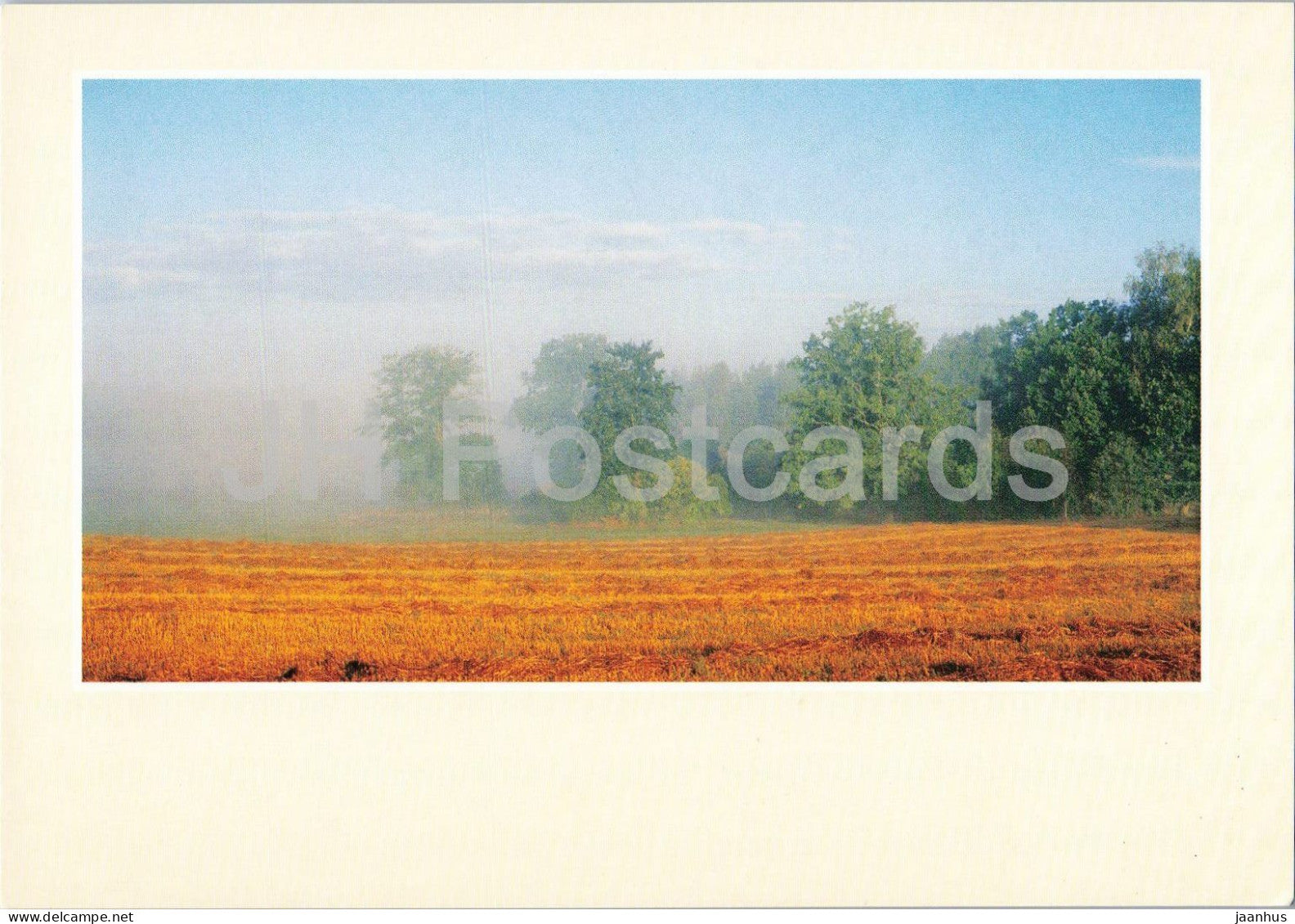 Hellenurme - Morning - South Estonian landscape - 1990s - Estonia - unused - JH Postcards