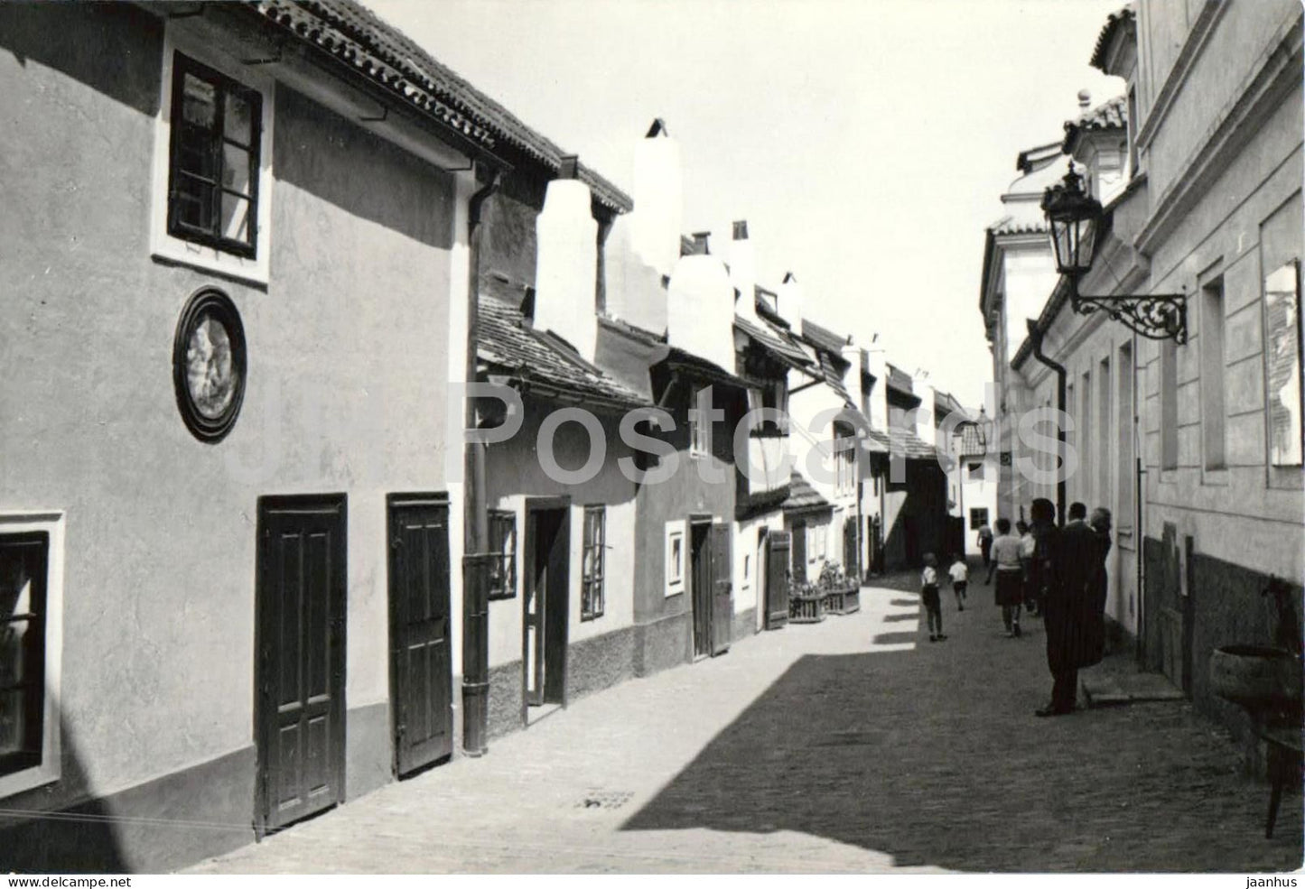 Praha - Prague - Zlata ulicka - Golden Lane - historic street - old postcard - Czech Republic - Czechoslovakia - unused - JH Postcards