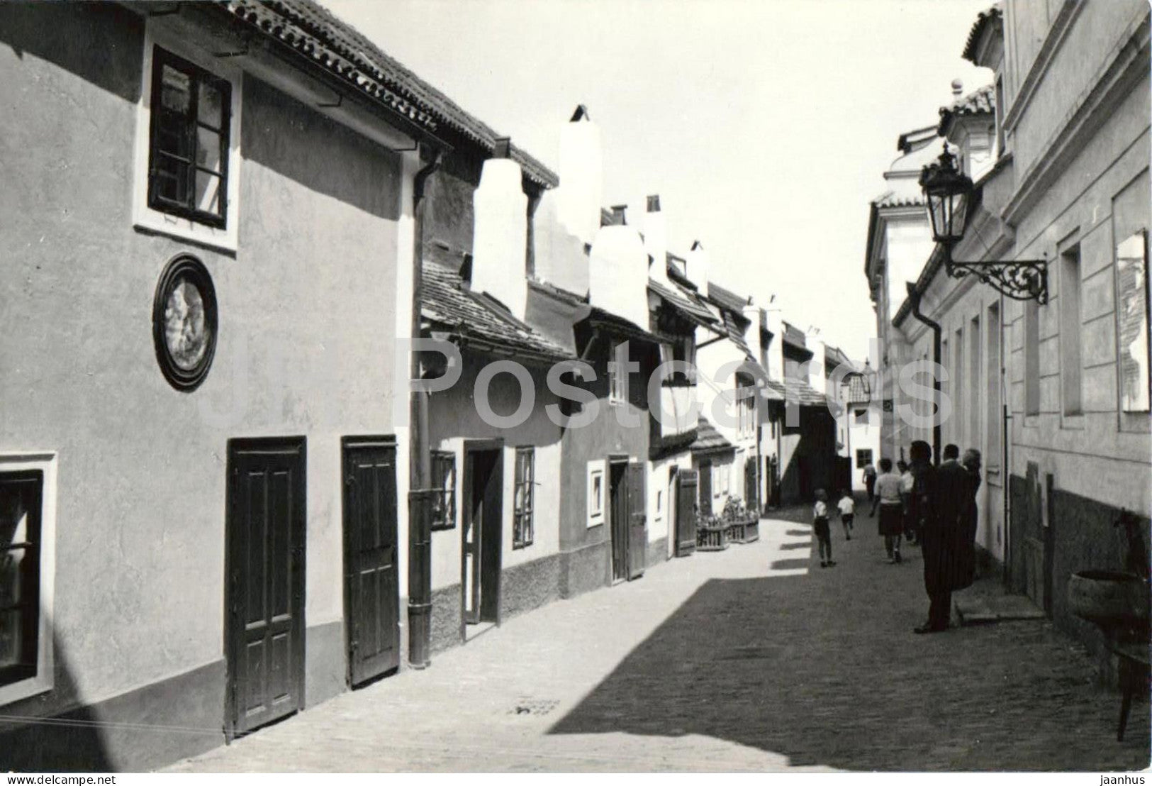 Praha - Prague - Zlata ulicka - Golden Lane - historic street - old postcard - Czech Republic - Czechoslovakia - unused - JH Postcards