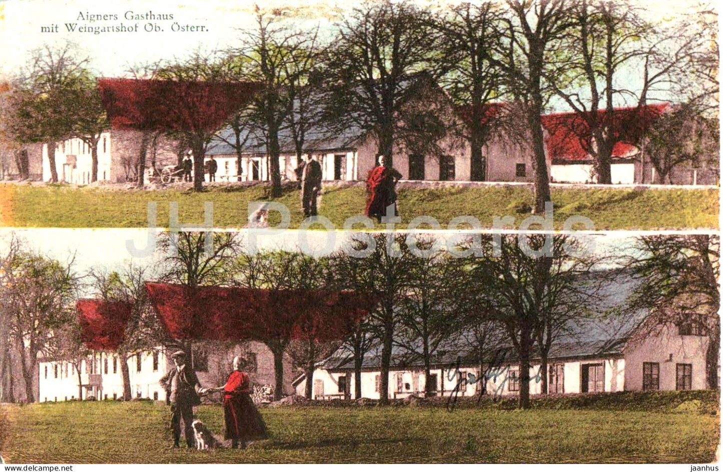 Aigners Gasthaus mit Weingartshof - Oberosterreich - Inn - 263 - old postcard - 1941 - Austria - unused - JH Postcards