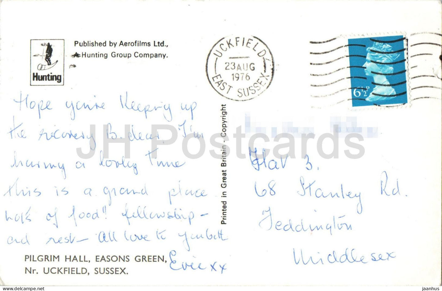 Pilgrim Hall Christian Conference Centre - Easons Green - Sussex - 150080 - 1976 - England - Vereinigtes Königreich - gebraucht
