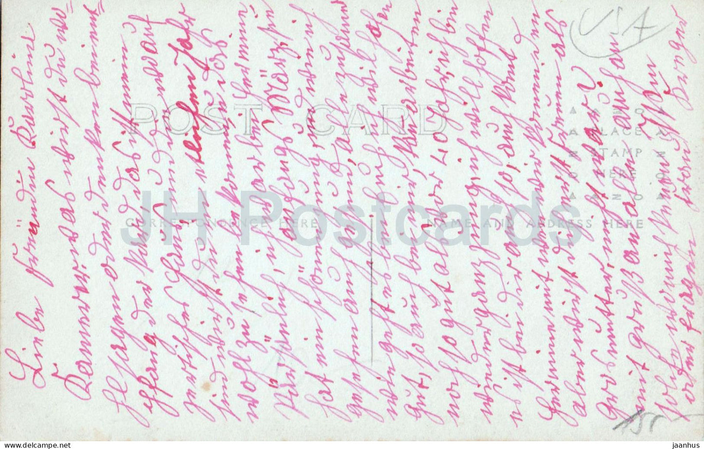 Bartlett - famille devant une maison en bois - ferme américaine ancienne - photo - carte postale ancienne - 1911 - États-Unis - d'occasion 