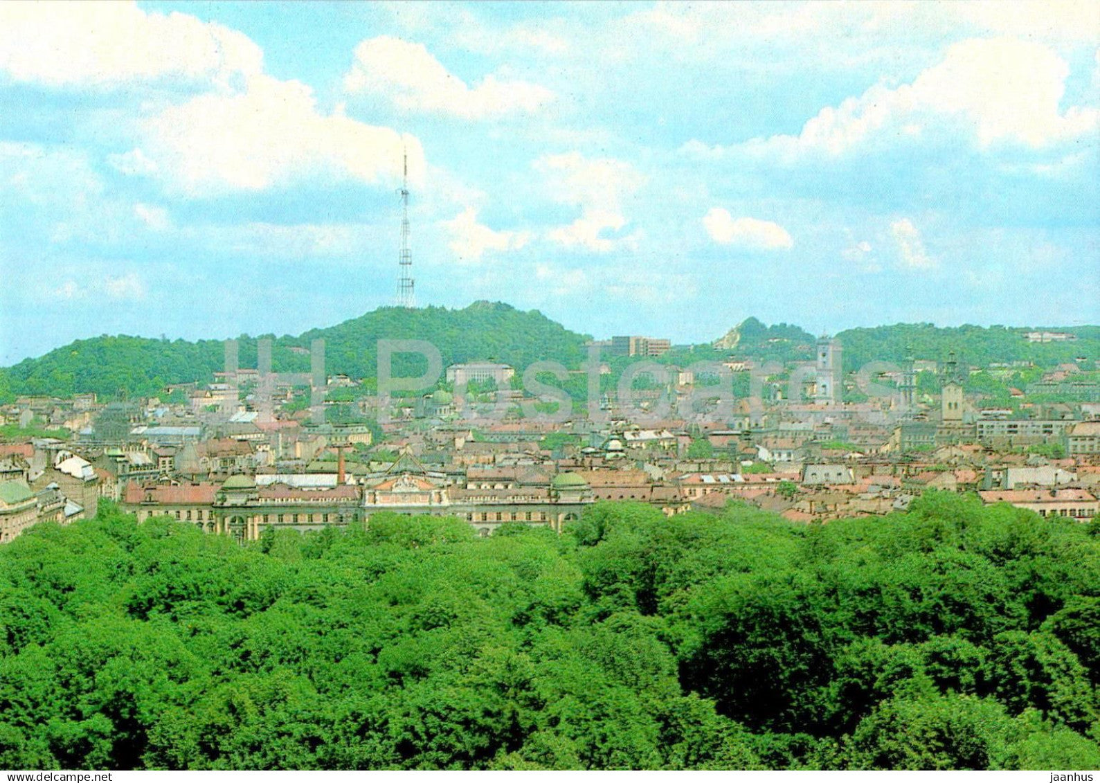 Lviv - City - panorama - postal stationery - 1984 - Ukraine USSR - unused - JH Postcards