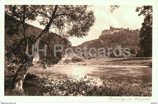 Rosenburg im Kamptale - River and castle view - 234 - old postcard - 1939 - Austria - used - JH Postcards