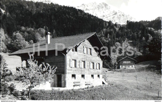 Ferienheim der Pilgermission St. Chrischona Meielisalp ob Leissigen am Thunersee - old postcard - Switzerland - unused - JH Postcards