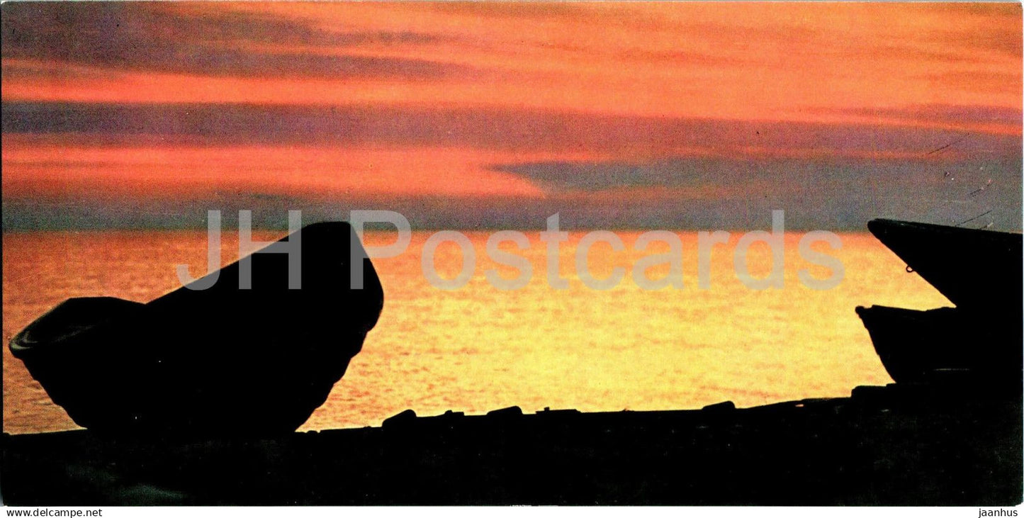 Lake Baikal - Before Sunrise - 1967 - Russia USSR - unused - JH Postcards