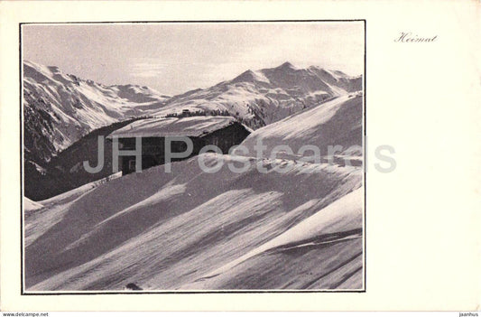 Heimat - Alpine building - Series - 2418 - old postcard - Switzerland - unused - JH Postcards