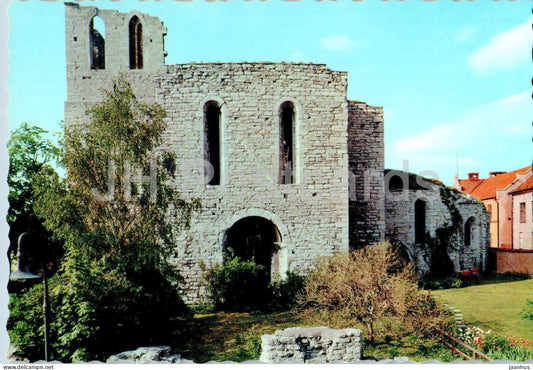 Visby - St Lars kyrkoruin - Gotland - 24276 - Sweden - unused - JH Postcards