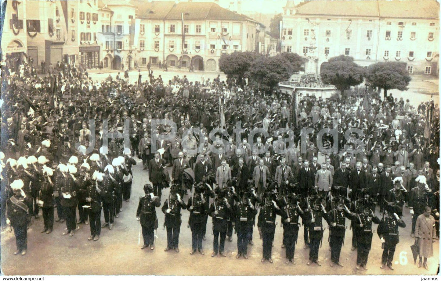 Freistadt Burgerkorps Hauptplatz - Citizen Corps - old postcard - 1905 - Austria - unused - JH Postcards
