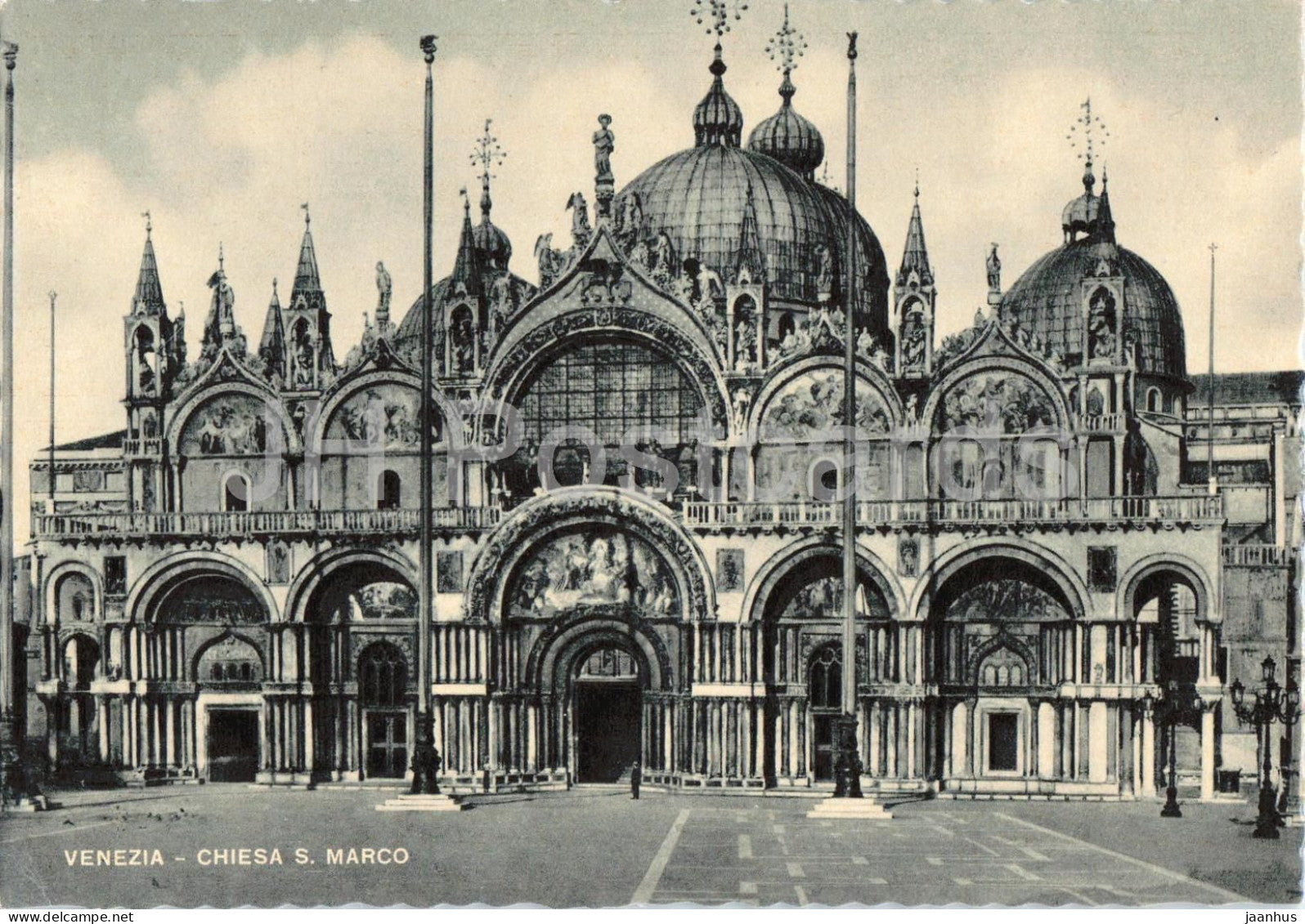 Venezia - Venice - Chiesa S. Marco - St. Mark Basilica - cathedral - old postcard - Italy - unused - JH Postcards