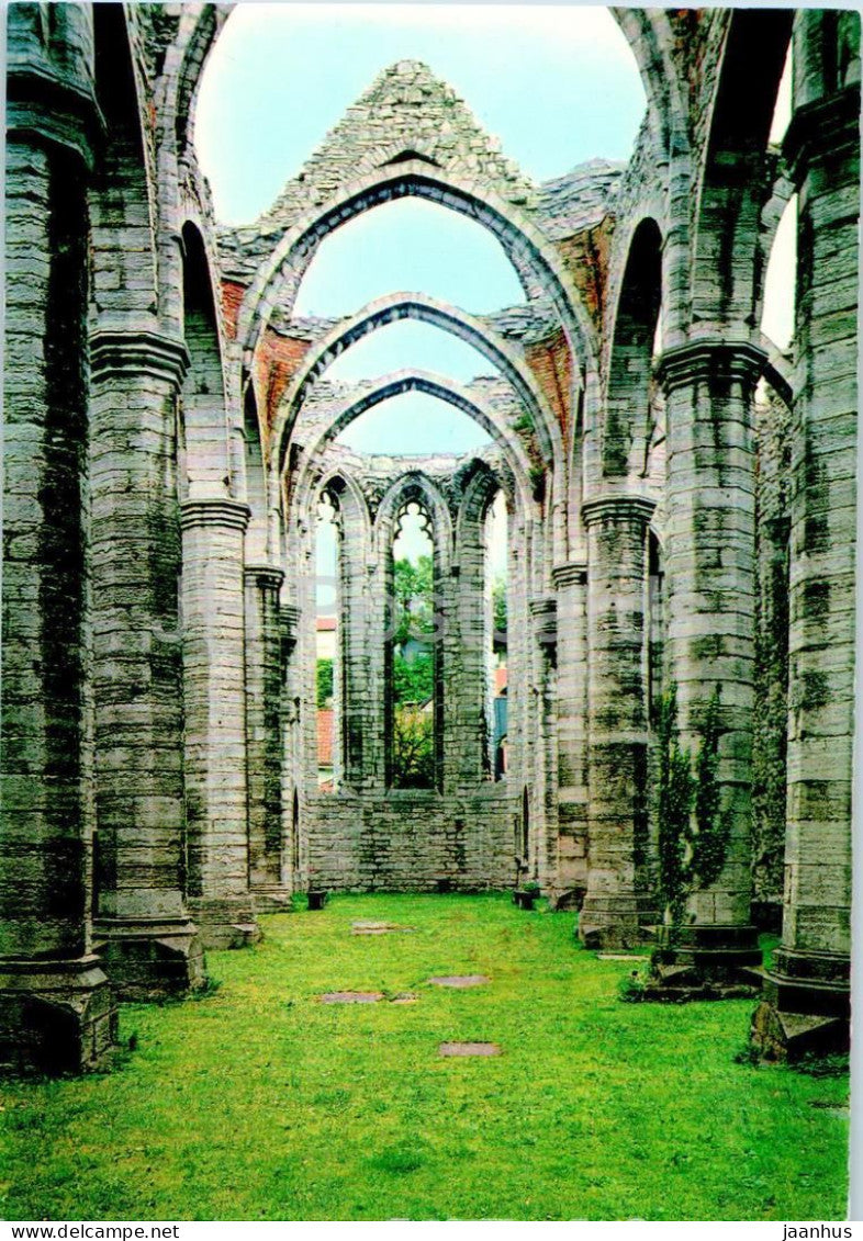 Visby - St Karins ruin - Gotland - Sweden - unused - JH Postcards