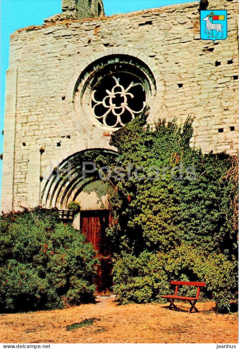 Visby - St Nicolai ruin - Gotland - 24564 - Sweden - unused - JH Postcards