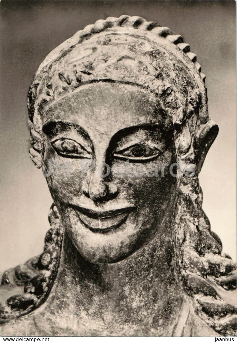 Etruscan Apollo of Veii - Apollo von Veji - Villa Giulia Rome - ancient world - Germany - unused - JH Postcards